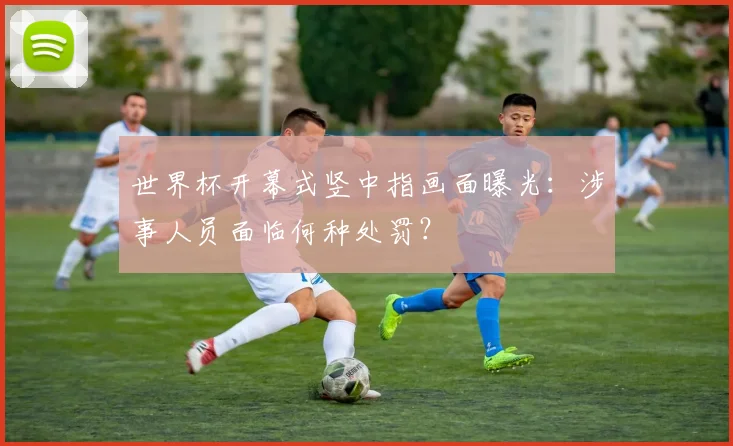 世界杯开幕式竖中指画面曝光：涉事人员面临何种处罚？